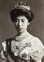 Empress Teimei, Empress consort of Emperor Taishō , wearing the Meiji ...