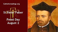 St Peter Faber - Feast Day - August 2 2023 - Catholic Saint of the Day