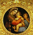 Virgen de la Silla, Rafael Sanzio | Renaissance art, Art, Raphael paintings