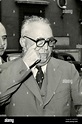 Italian politician Silvio Gava, Rome, Italy 1950s Stock Photo - Alamy