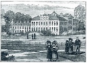 Ilustración de Palacio De Kensington Ilustración Del Lugar De ...