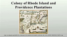 Colony of Rhode Island and Providence Plantations - YouTube