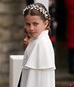 La Princesa Charlotte entrando a la Coronación de Carlos III ...