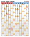 School Calendars 2021/2022 - Free Printable PDF templates