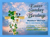 Easter Sunday Blessings | Easter prayers, Easter bible verses, Easter ...