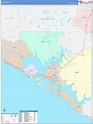 Bay County, FL Wall Map Color Cast Style by MarketMAPS - MapSales