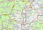 MICHELIN-Landkarte Oberndorf am Neckar - Stadtplan Oberndorf am Neckar ...