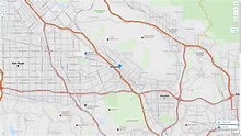Burbank California Map and Burbank California Satellite Image