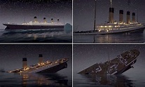 rivivi l’affondamento del titanic in un incredibile video in real time ...