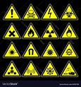 Hazard symbols and signs collection Royalty Free Vector , #Sponsored, # ...