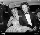 LONDON, UK. c. 1986: Pop star Bob Geldof & wife Paula Yates at party at ...