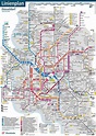 Map meters Dusseldorf (Duesseldorf metro) | Mapa Metro