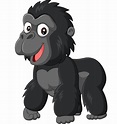 Dibujos De Gorilas : Dibujo de Gorila de montaña pintado por en Dibujos ...