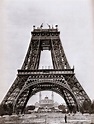 Eiffel Tower during construction in 1888, Paris Vintage Pictures, Old ...