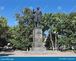 Monumento a Penza Russia Visarion Belinsky Fotografia Editoriale ...