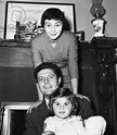 Marcello Mastroianni avec sa femme Flora Carabella e sa fille Barbara a ...