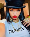 Rihanna on Instagram: “🎩💗 fenty with the x 🤍 #rihanna #badgalriri ...