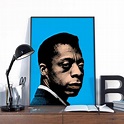 James Baldwin, James Baldwin Poster, James Baldwin Print, Pop Art James ...