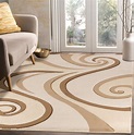 Modern Swirls Hand-Carved Soft Living Room Area Rug - Walmart.com