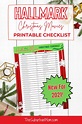 Hallmark Christmas Movie 2021 Schedule Checklist - Free Printable