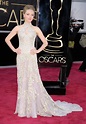 Amanda Seyfried on the red carpet at the Oscars 2013.