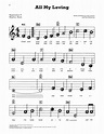 All My Loving Sheet Music | The Beatles | E-Z Play Today