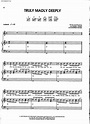 Savage Garden-Truly Madly Deeply 琴谱/五线谱pdf-香港流行钢琴协会琴谱下载 ★