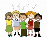children are singing - Clip Art Library