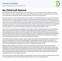 No Child Left Behind Essay Example | StudyHippo.com