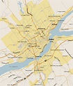 Quebec City Map (Region), Quebec - Listings Canada