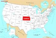 Where Is Kansas Located • Mapsof.net