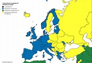 Israel Europe Map