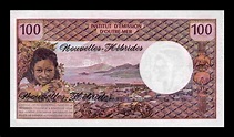 Nuevas Hébridas 100 Francos 1975 Pick 18c SC UNC - NUMISMÁTICA LA LONJA