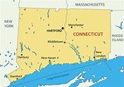 Connecticut Map - Guide of the World