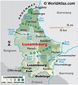 Luxembourg Map / Geography of Luxembourg / Map of Luxembourg ...