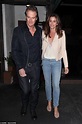 Cindy Crawford enjoys romantic dinner with husband in WeHo | Daily Mail ...
