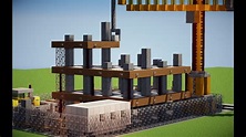 (TUTO): bâtiment en construction (chantier) MINECRAFT - YouTube