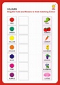 Worksheet On Colors For Kindergarten