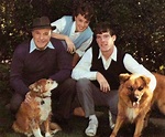 Gene Kelly with son, Tim and daughter, Kerry and their dogs. | Gene ...