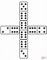 Dominoes coloring page | Free Printable Coloring Pages