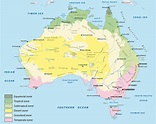 Mapa de ciudades de Australia - OrangeSmile.com