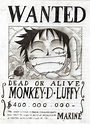 Luffy Wanted Poster by UzumakiKaila on DeviantArt