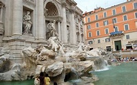 La Fontana de Trevi, el gran pozo de los deseos de los turistas en Roma ...