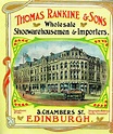 Advert, Thomas Rankine & Sons, Shoes, Edinburgh available as Framed ...