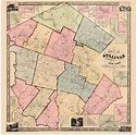 1856 Sullivan County New York Map Poster - Vintage Sullivan County NY ...