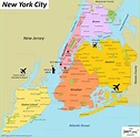 Map Of Manhattan And Brooklyn - Map Quiz