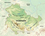 Thüringen Karte - Freeworldmaps.net