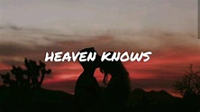 Heaven Knows Lyrics and Video By : Justin Vasquez - YouTube