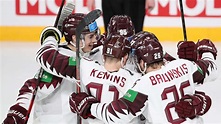WM-Überraschung: Erster Sieg für Lettland gegen Kanada - kicker
