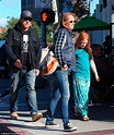 Helen Hunt in Brentwood with partner Matthew Carnahan and daughter ...